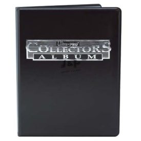 Ultra Pro portfolio album 4 zsebes, 10 lapos - fekete