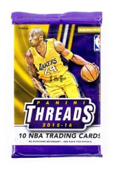 2015-16 Panini Threads Basketball Retail / alap kosaras kártya csomag