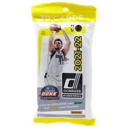 2021-22 Panini Donruss Basketball Cello Jumbo Value Fat Pack kosaras kártya csomag