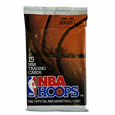 1991-92 NBA Hoops Series 1 Basketball hobby pack