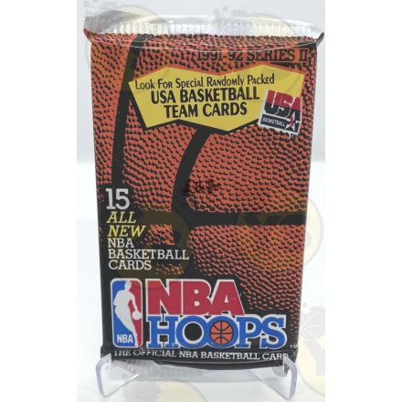 1991-92 NBA Hoops Series 2 Basketball hobby pack