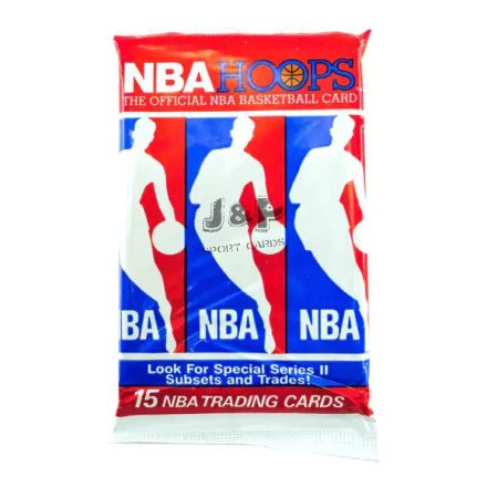 1990-91 NBA Hoops Basketball Series 2 - kosaras kártya csomag