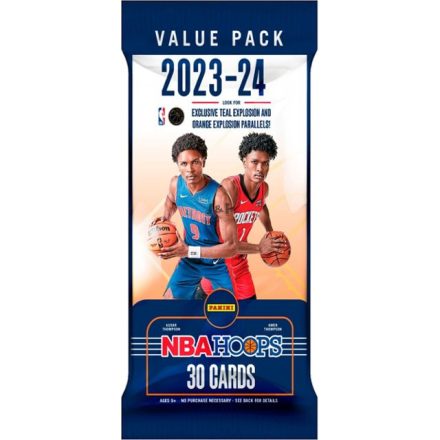 2023-24 Panini NBA Hoops Basketball Cello Jumbo Value Fat Pack
