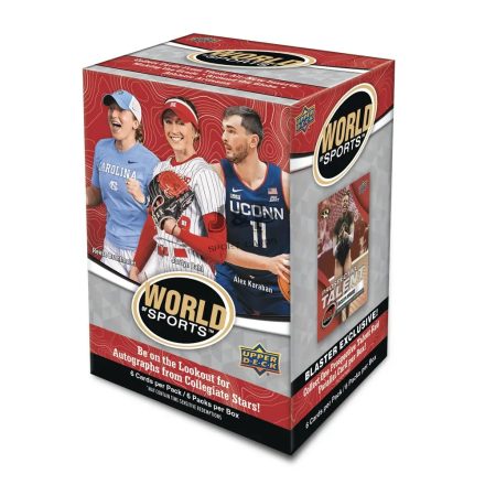 2025 Upper Deck World of Sports Volume 1 Blaster box - multisport kártya doboz