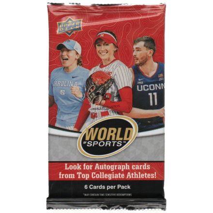 2025 Upper Deck World of Sports Volume 1 Blaster pack - multisport kártya csomag