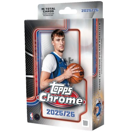 2025-26 Topps Chrome Basketball Hanger box kosaras kártya doboz