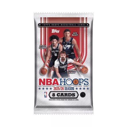 2025-26 Topps Hoops Basketball Value Pack - kosaras kártya csomag