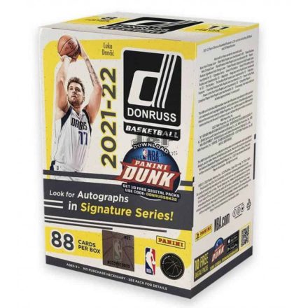 	 2021-22 Panini Donruss Basketball blaster box