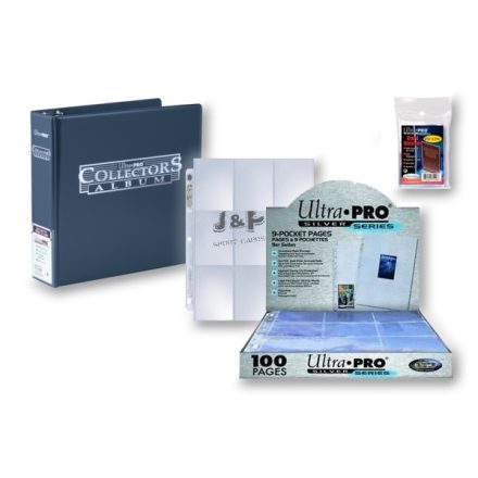 Ultra Pro kártya tartó alap csomag  - kék