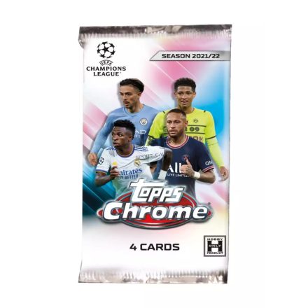 2021-22 Topps Chrome UEFA Champions League Hobby Lite pack