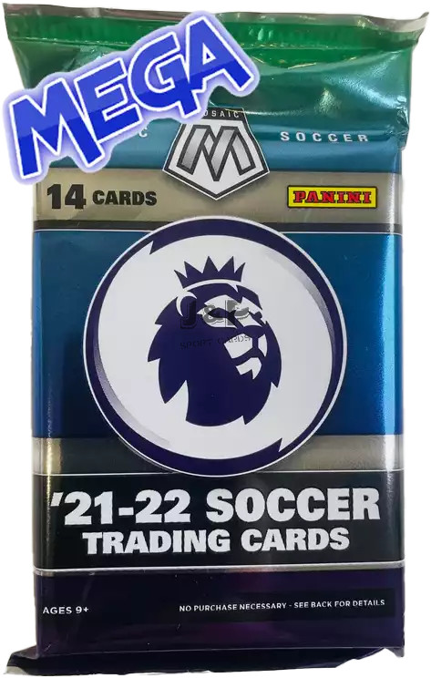 2021 22 Panini Mosaic Premier League Epl Soccer Mega Pack