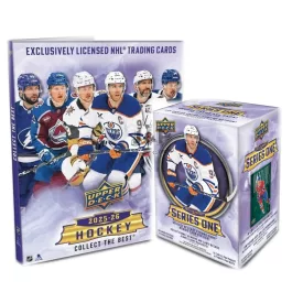   2025-26 Upper Deck Series 1 Hockey hokis kártya szett (album+csomag+doboz)