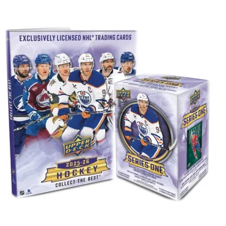 2025-26 Upper Deck Series 1 Hockey hokis kártya szett (album+csomag+doboz)