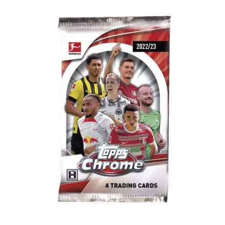 2022-23 Topps Chrome Bundesliga Soccer Hobby pack