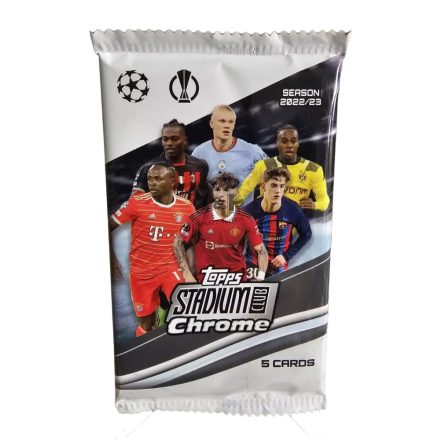 2022-23 Topps Stadium Club Chrome UEFA Champions League Soccer Giant pack