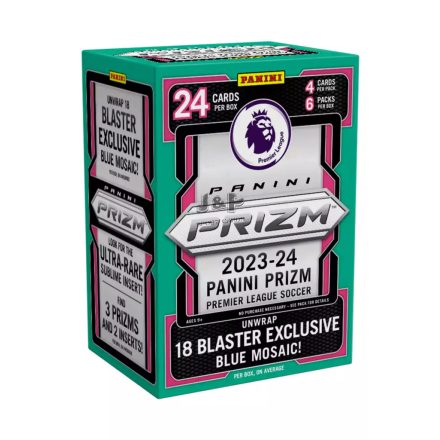 2023-24 Panini Prizm Premier League EPL Soccer Blaster box Blue Mosaic