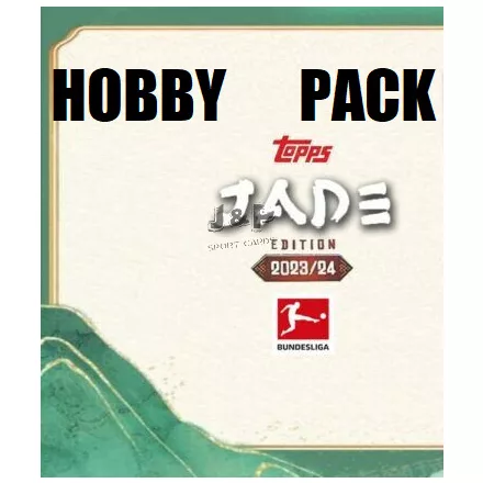 2023-24 Topps Bundesliga Jade Edition Soccer HOBBY pack - focis kártya csomag