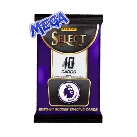 2023-24 Panini Select Premier League EPL Soccer Mega pack - focis kártya csomag