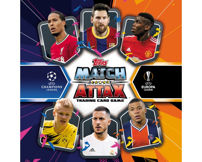 2020/21 UEFA Champions League Match Attax mega-tin focis kár