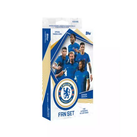 	 2023-24 Topps Chelsea FC Fan Set focis kártya doboz