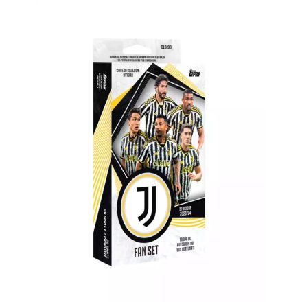 2023-24 Topps Juventus Official Fan Set focis kártya doboz