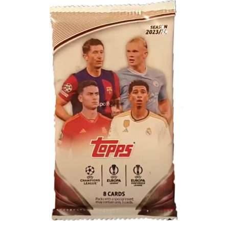 2023-24 Topps UEFA Club Competitions Soccer Blaster pack