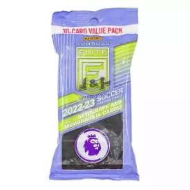   2022-23 Panini Donruss Elite Premier League Value Soccer Multi Cello Jumbo Fat pack - focis kártya csomag