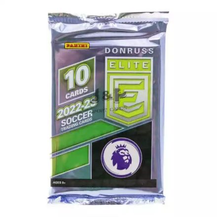 2022-23 Panini Donruss Elite Premier League Soccer RETAIL pack - focis kártya csomag