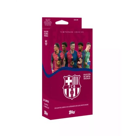 2024-25 Topps FC Barcelona Soccer Official Fan Set (Hanger Box)