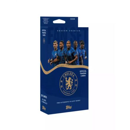 2024-25 Topps Chelsea Soccer Official Fan Set (Hanger Box)