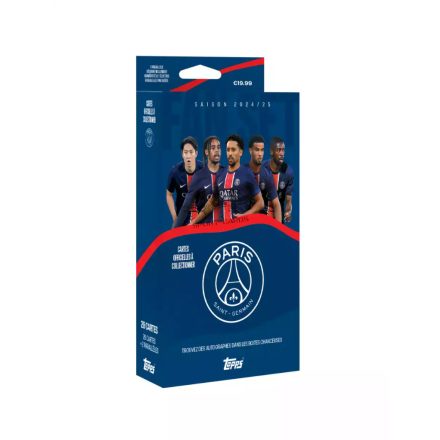 2024-25 Topps Paris Saint-Germain Soccer Official Fan Set (Hanger Box)