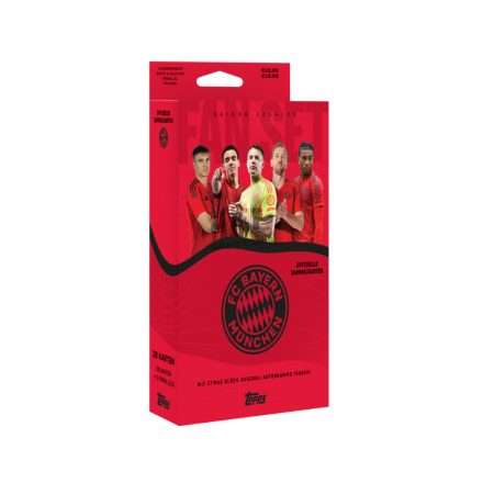 2024-25 Topps FC Bayern München Soccer Official Fan Set (Hanger Box)