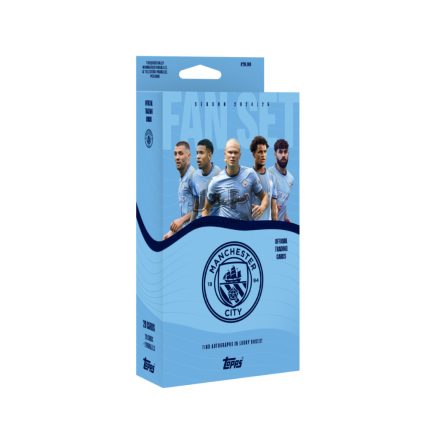 2024-25 Topps Manchester City FC Soccer Official Fan Set (Hanger Box)