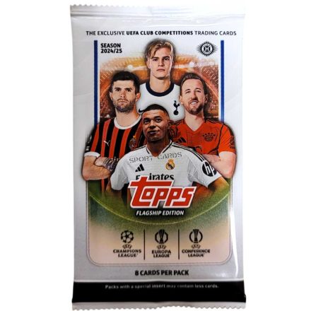 2024-25 Topps UCC UEFA Club Competitions Soccer flagship HOBBY pack