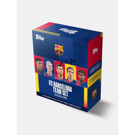 2023-24 Topps Barcelona FC Team Set focis kártya doboz