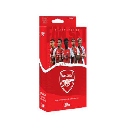 2024-25 Topps Arsenal FC Soccer Official Fan Set (Hanger Box)