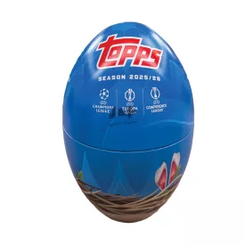 2025-26 Topps Flagship UCC Soccer Spring Tin - focis kártya tojás