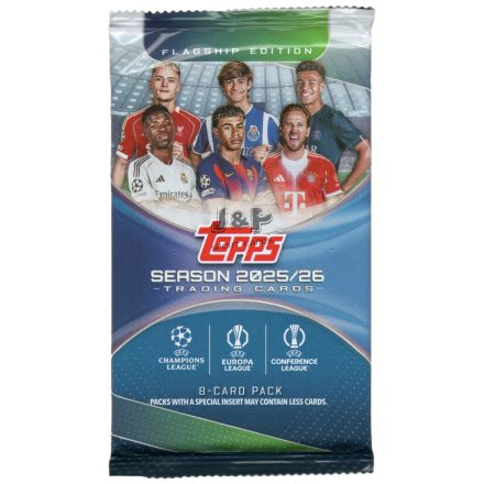 2025-26 Topps UEFA Club Competitions Soccer Blaster Value pack