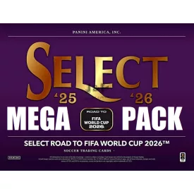   2025-26 Panini Select Road to FIFA World Cup Soccer MEGA pack - focis kártya csomag