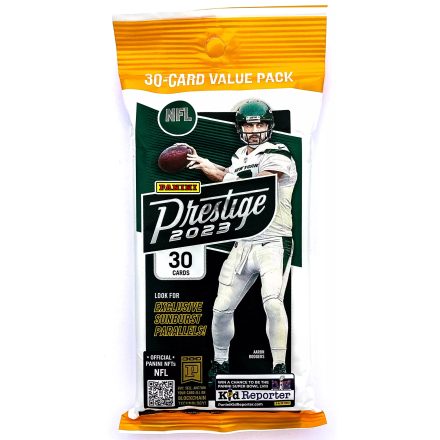 2023 Panini Prestige Football Value Multi Cello Jumbo Fat pack- NFL kártya csomag