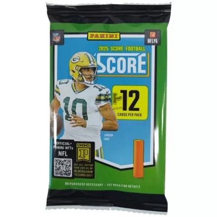 2025 Panini Score Football Retail pack - NFL kártya csomag
