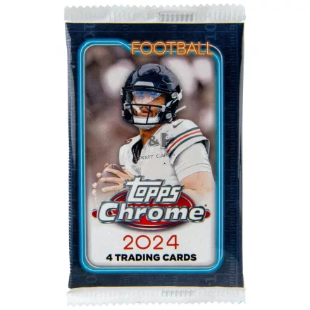 2024 Topps Chrome Football Blaster pack - NFL kártya csomag