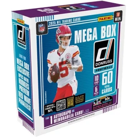 2025 Panini Donruss Football Mega box - NFL kártya doboz