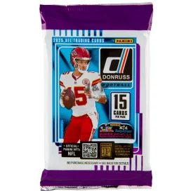 2025 Panini Donruss Football Blaster pack  - NFL kártya csomag
