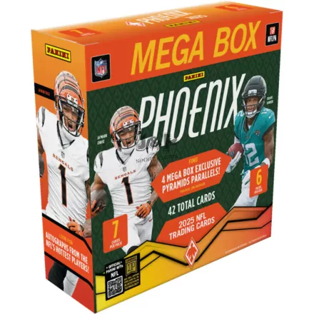 2025 Panini Phoenix Football International Mega box - NFL kártya doboz