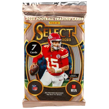2025 Panini Select Football Mega pack - NFL kártya csomag