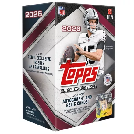 2026 Topps Flagship Football Value Box - NFL kártya doboz