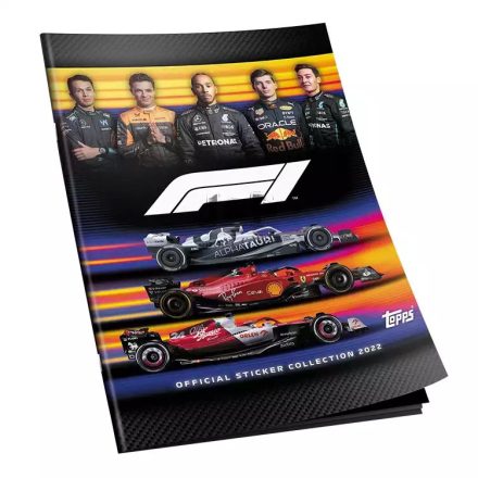 2022 Topps Formula 1 Turbo Attax Complete Sticker and Album Set - F1 matrica szett