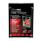 Ultra Pro UV One Touch holder 35pt mágneses kemény tok  fekete kerettel, Black Border