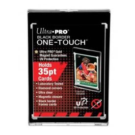   Ultra Pro UV One Touch holder 35pt mágneses kemény tok  fekete kerettel, Black Border